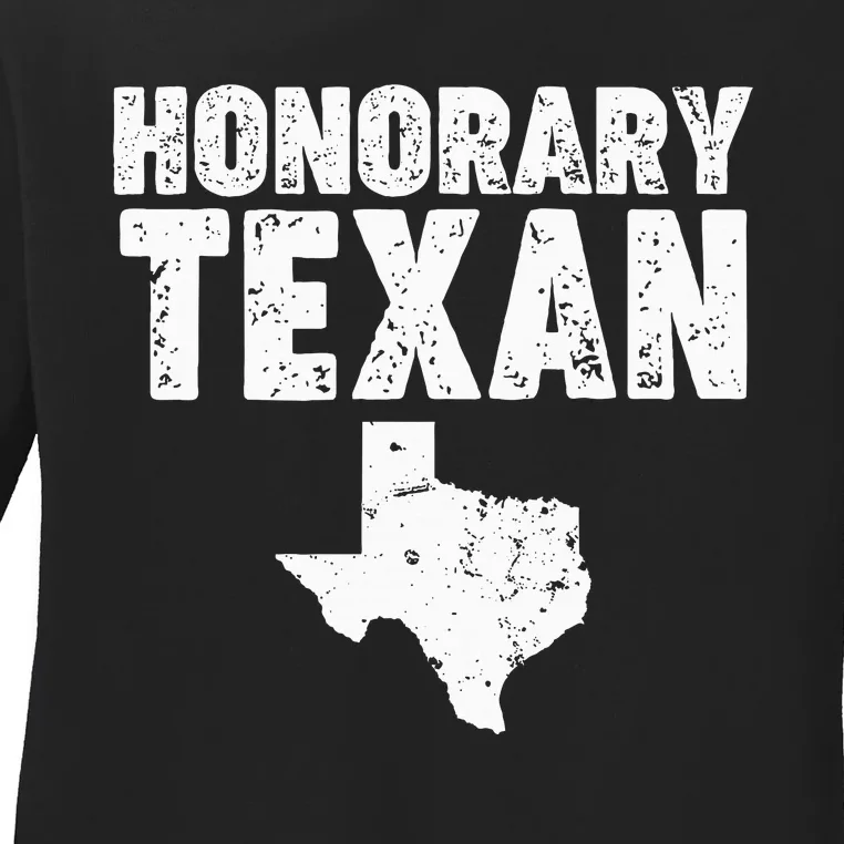 Honorary Texan Ladies Long Sleeve Shirt