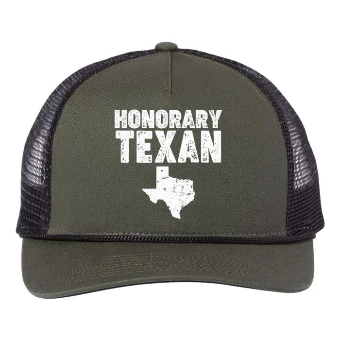 Honorary Texan Retro Rope Trucker Hat Cap