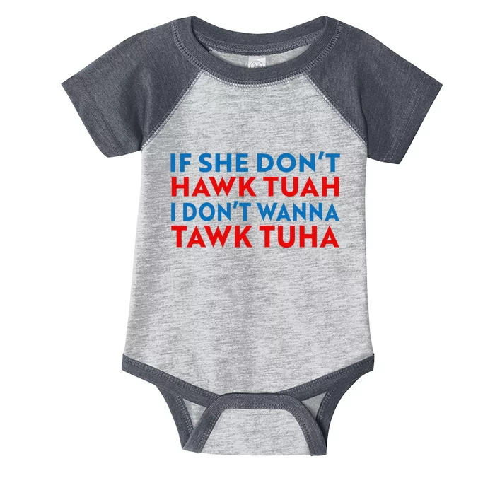 Hawk Tuah Hawk Tuah Funny Hawk Tuah Infant Baby Jersey Bodysuit