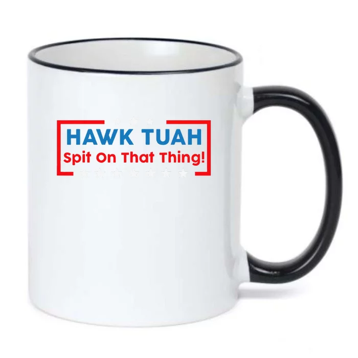 Hawk Tuah Hawk Tuah Funny Hawk Tuah Black Color Changing Mug