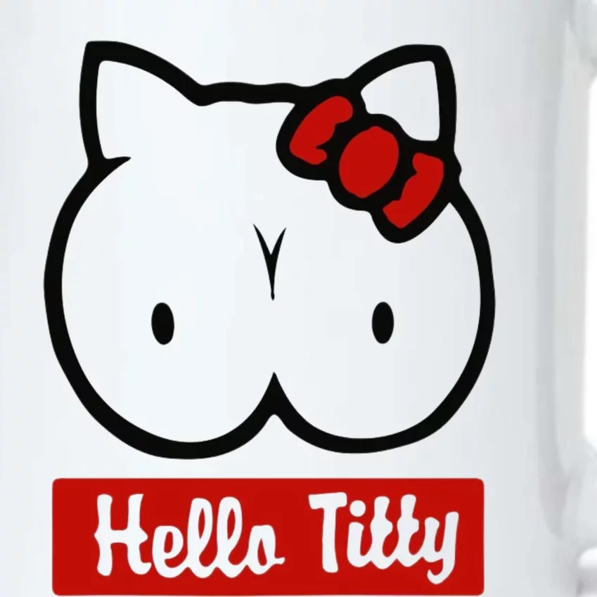 Hello Titty Black Color Changing Mug