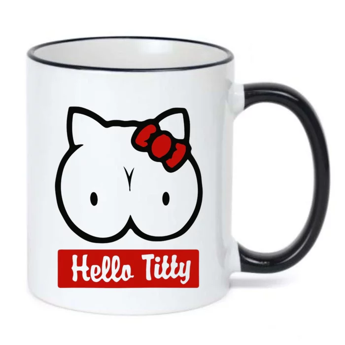 Hello Titty Black Color Changing Mug