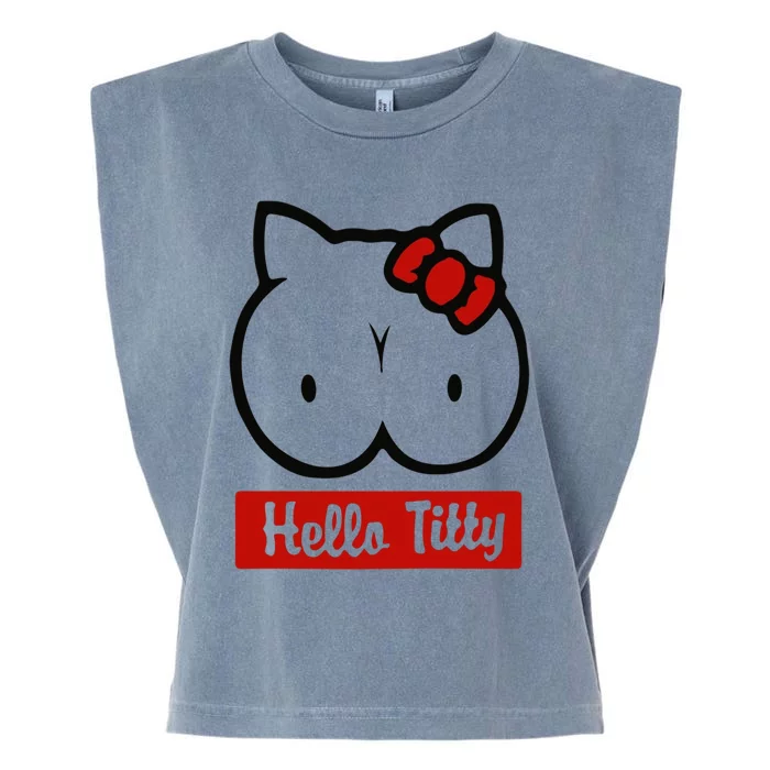 Hello Titty Garment-Dyed Women's Muscle Tee