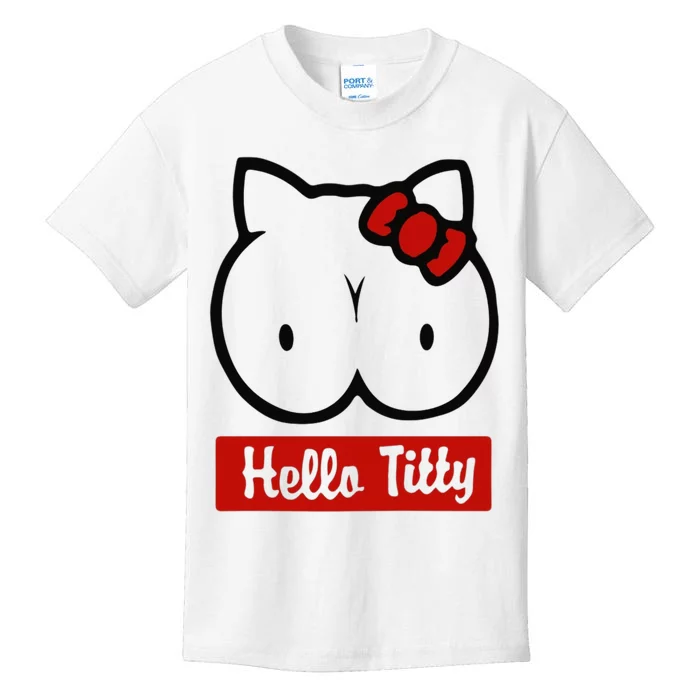 Hello Titty Kids T-Shirt