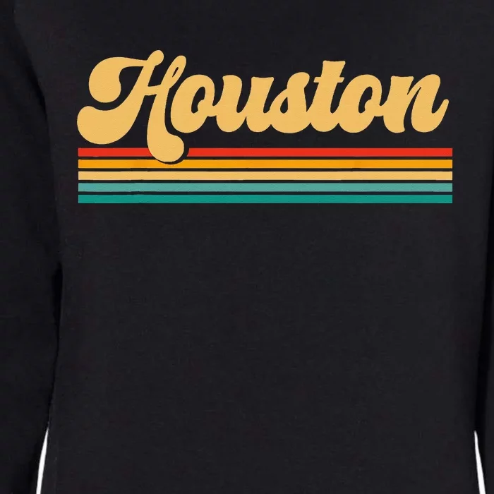 Houston Texas Womens California Wash Sweatshirt