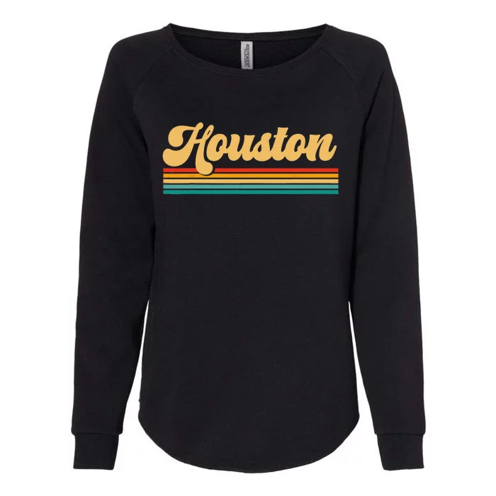 Houston Texas Womens California Wash Sweatshirt