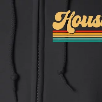 Houston Texas Full Zip Hoodie