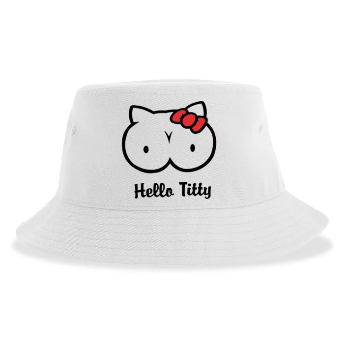 Hello Titty Sustainable Bucket Hat