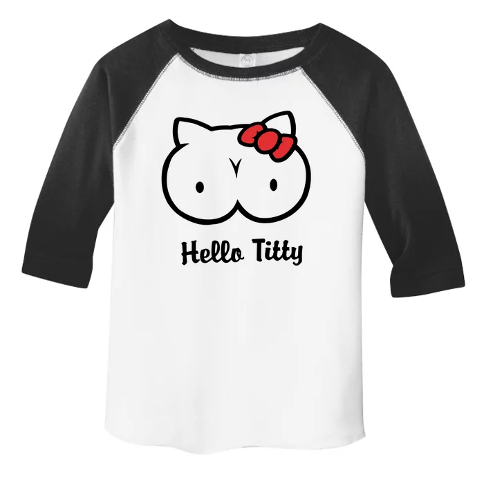 Hello Titty Toddler Fine Jersey T-Shirt