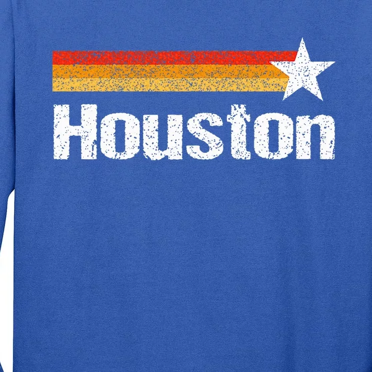 Houston Texas Houston Strong Stripes Usa Texas Tall Long Sleeve T-Shirt