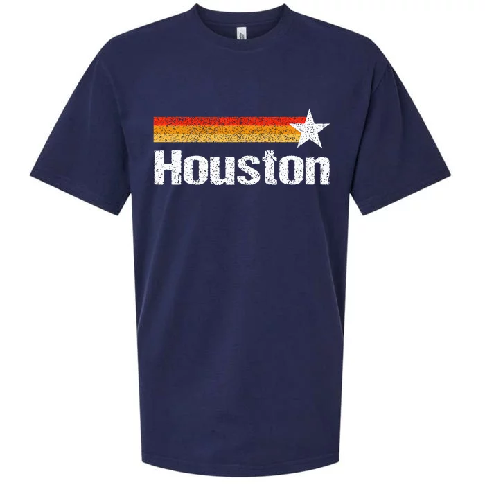 Houston Texas Houston Strong Stripes Usa Texas Sueded Cloud Jersey T-Shirt