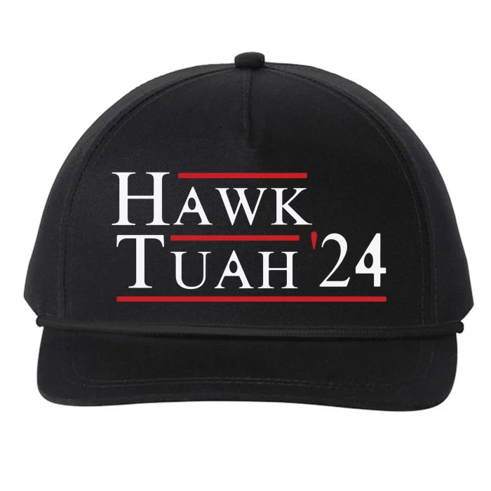 Hawk Tuah Hawk Tuah 24 Spit On That Thang Snapback Five-Panel Rope Hat