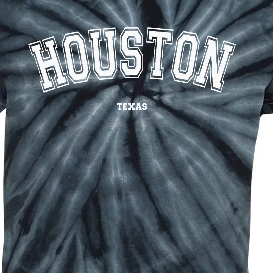 Houston Texas Kids Tie-Dye T-Shirt