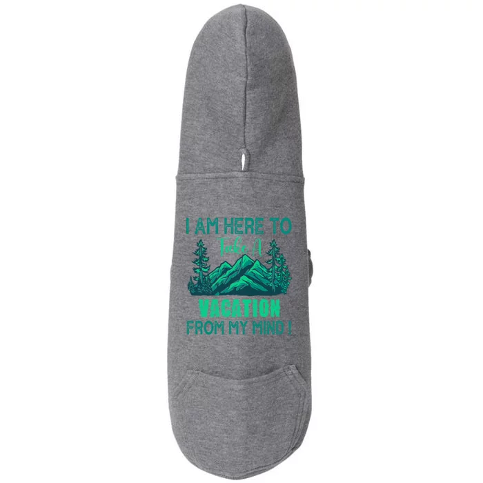 Holiday Thoughts Holiday Spirit Holiday Mountain Vacation Meaningful Gift Doggie 3-End Fleece Hoodie