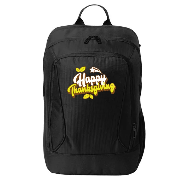 Happy Thanksgiving Holiday Cute City Backpack