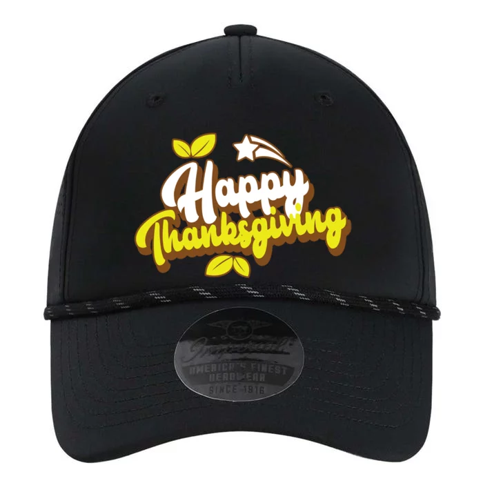 Happy Thanksgiving Holiday Cute Performance The Dyno Cap