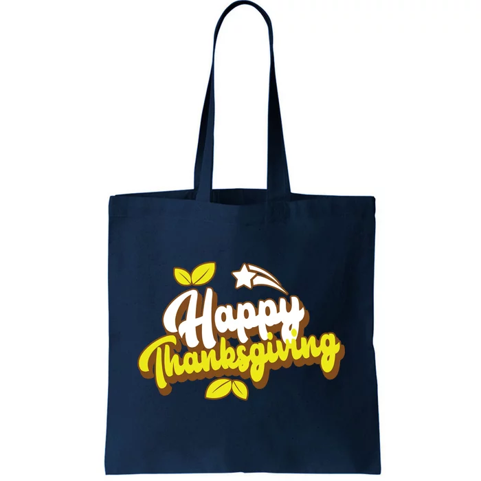 Happy Thanksgiving Holiday Cute Tote Bag