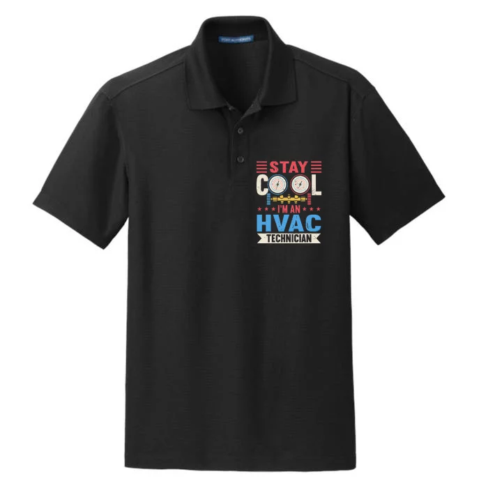 HVAC Technician Dry Zone Grid Performance Polo