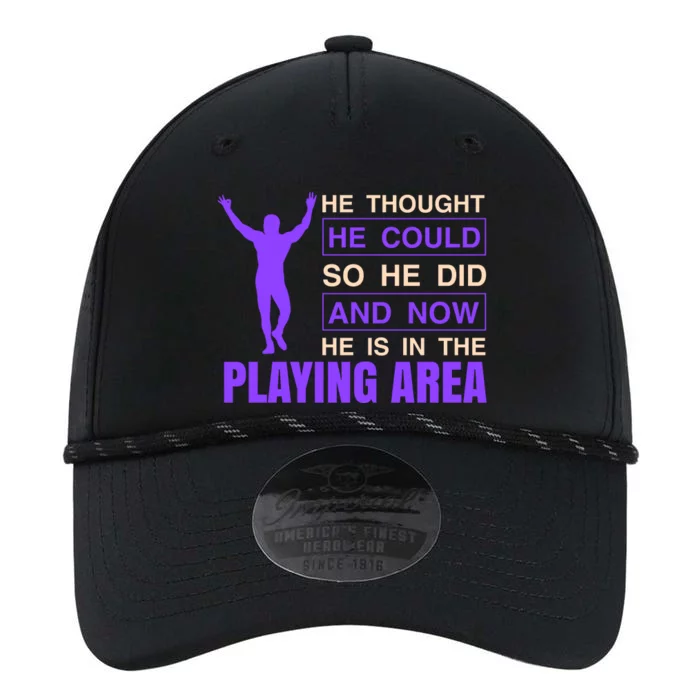 He Thought He Could So He Did And Now He Is In The Playing Area Performance The Dyno Cap