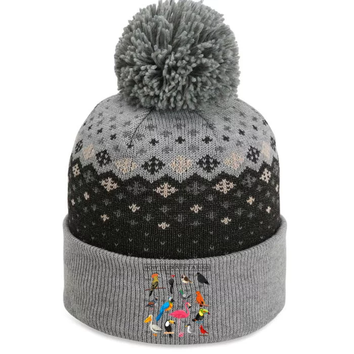 How To Identify A Bird Birds Lover Nature Birdwatcher The Baniff Cuffed Pom Beanie