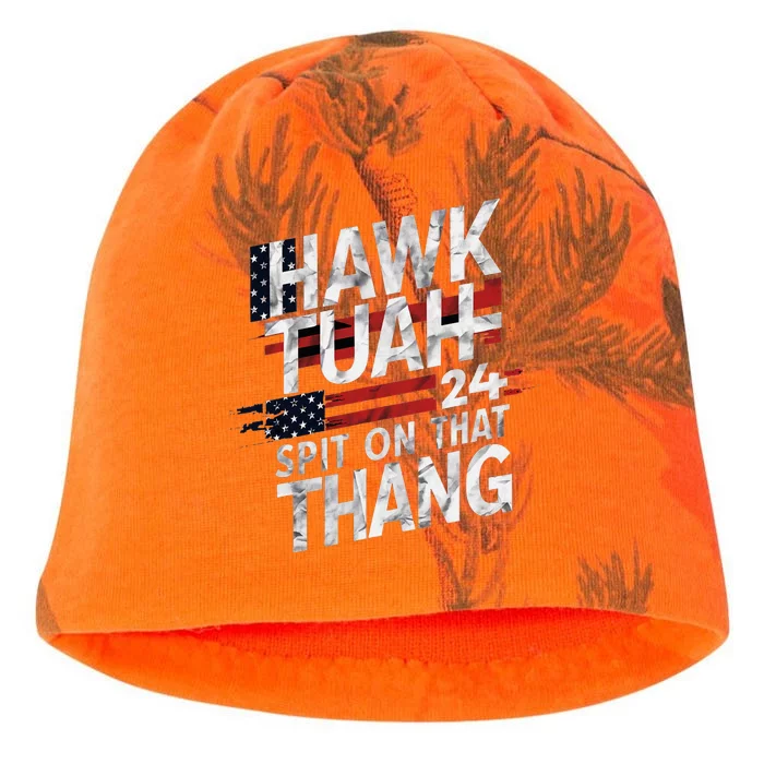 Hawk Tauh Inspirational Patriotic Design Kati - Camo Knit Beanie