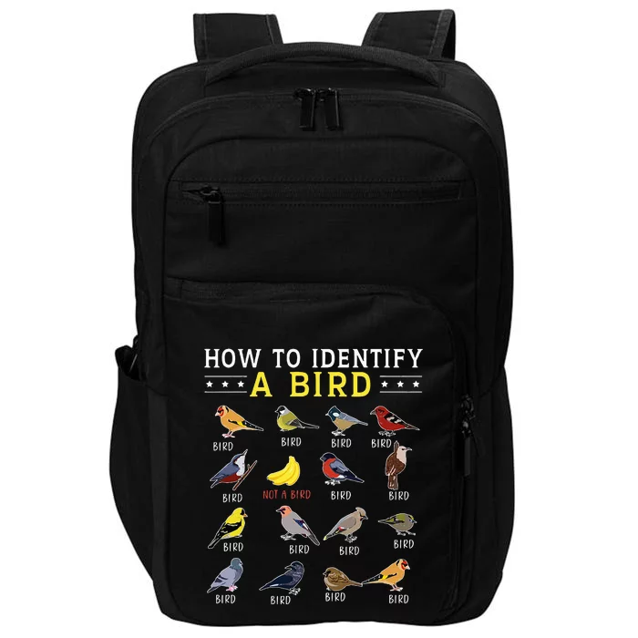 How To Identify A Bird Bird Watcher Bird Lover Impact Tech Backpack