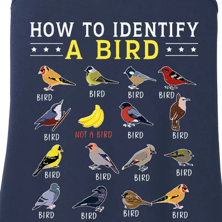 How To Identify A Bird Bird Watcher Bird Lover Ladies Essential Tank