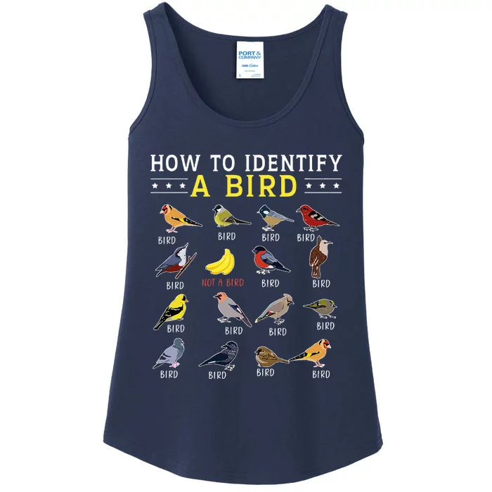 How To Identify A Bird Bird Watcher Bird Lover Ladies Essential Tank