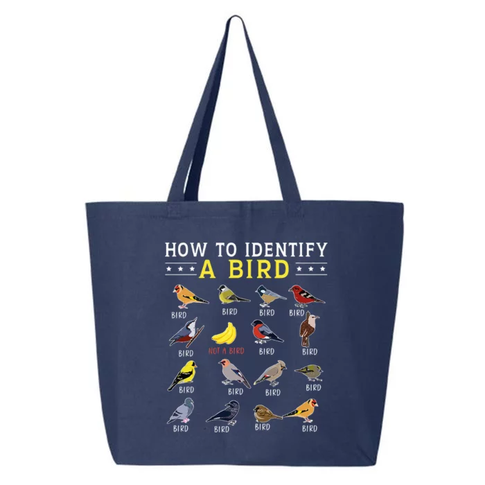 How To Identify A Bird Bird Watcher Bird Lover 25L Jumbo Tote