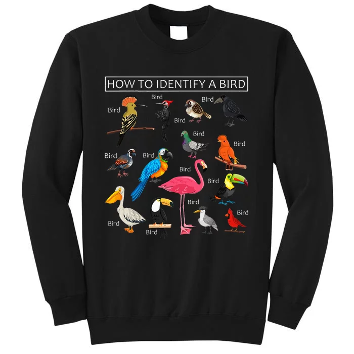 How To Identify A Bird Funny Birds Lover Nature Birdwatcher Sweatshirt