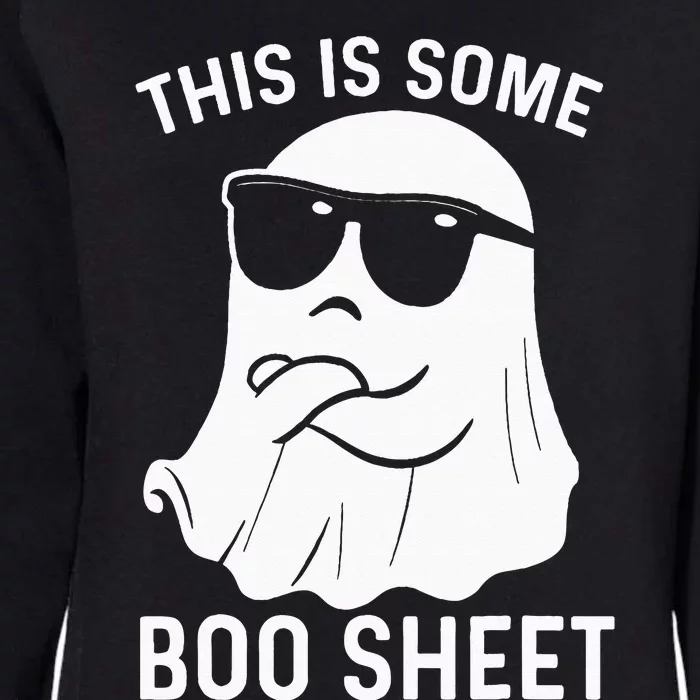 Halloween This Is Some Boo Sheet Ghost Womens California Wash Sweatshirt