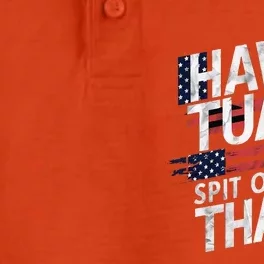 Hawk Tauh Inspirational Patriotic Design Dry Zone Grid Performance Polo