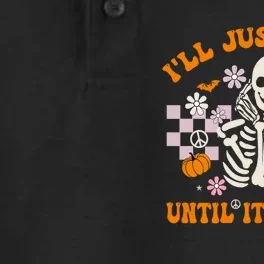 Halloween Teacher ILl Just Wait Until ItS Quiet Teacher Dry Zone Grid Performance Polo