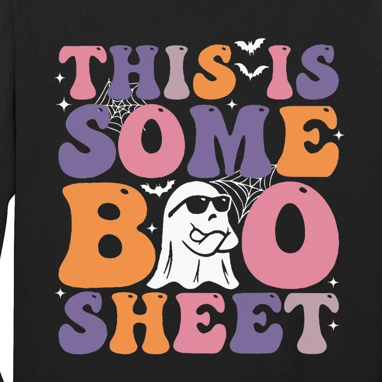 Halloween This is Some Boo Sheet costume Long Sleeve Shirt