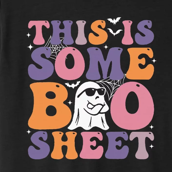 Halloween This is Some Boo Sheet costume ChromaSoft Performance T-Shirt