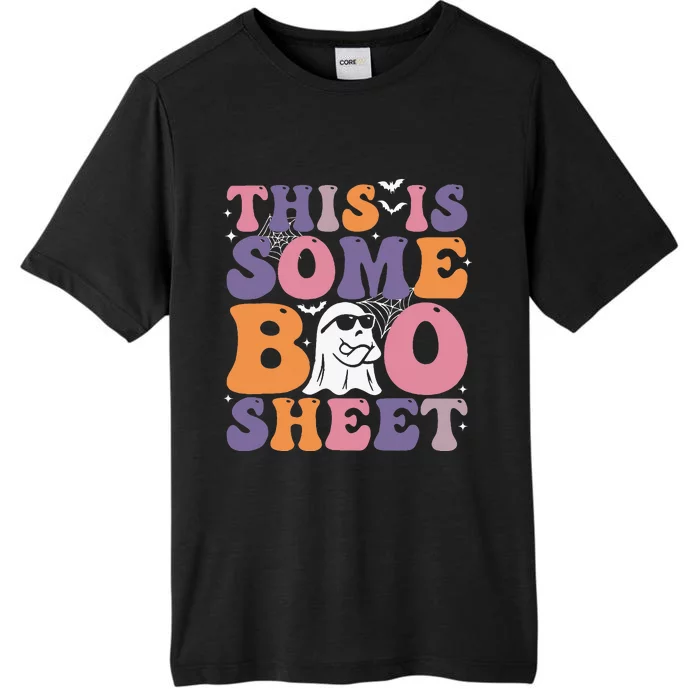 Halloween This is Some Boo Sheet costume ChromaSoft Performance T-Shirt