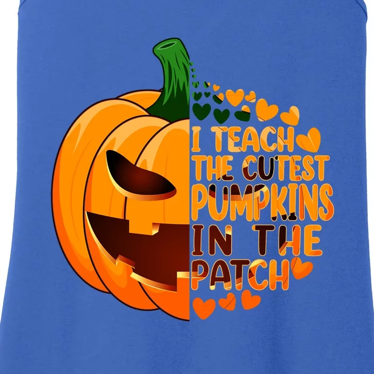 Halloween Teacher I Teach The Cutest Pumpkins In The Patch Gift Ladies Essential Tank