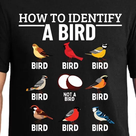 How To Identify A Bird Funny Bird Watching Pajama Set