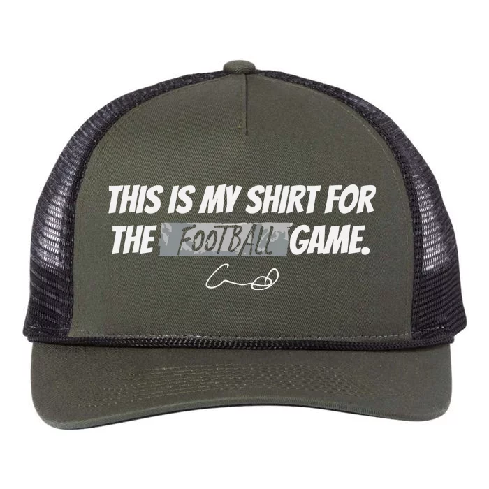 Humphrey This Is My For The Football Game Retro Rope Trucker Hat Cap