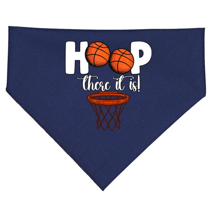 Hoop There It Is Basketball Players Fans USA-Made Doggie Bandana