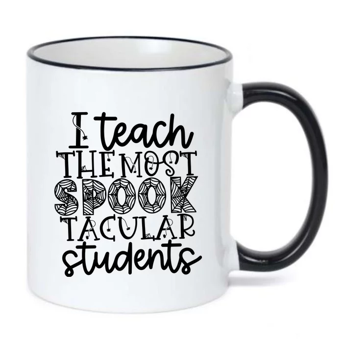 Halloween Teacher I Teach The Most Spooktacular Black Color Changing Mug