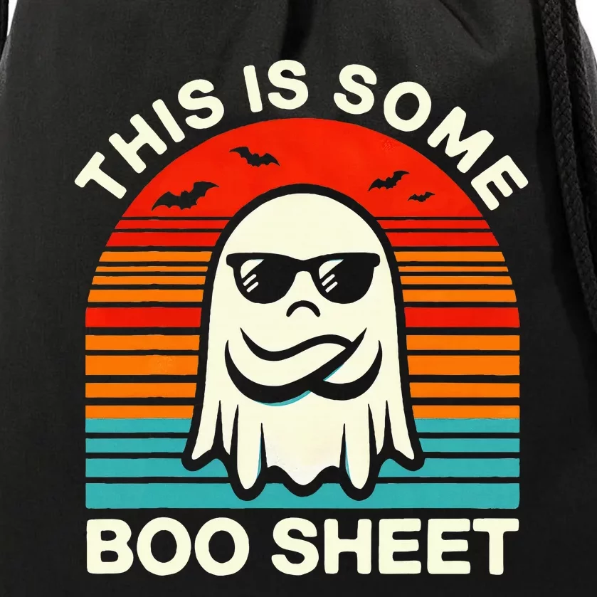 Halloween This Is Some Boo Sheet Drawstring Bag