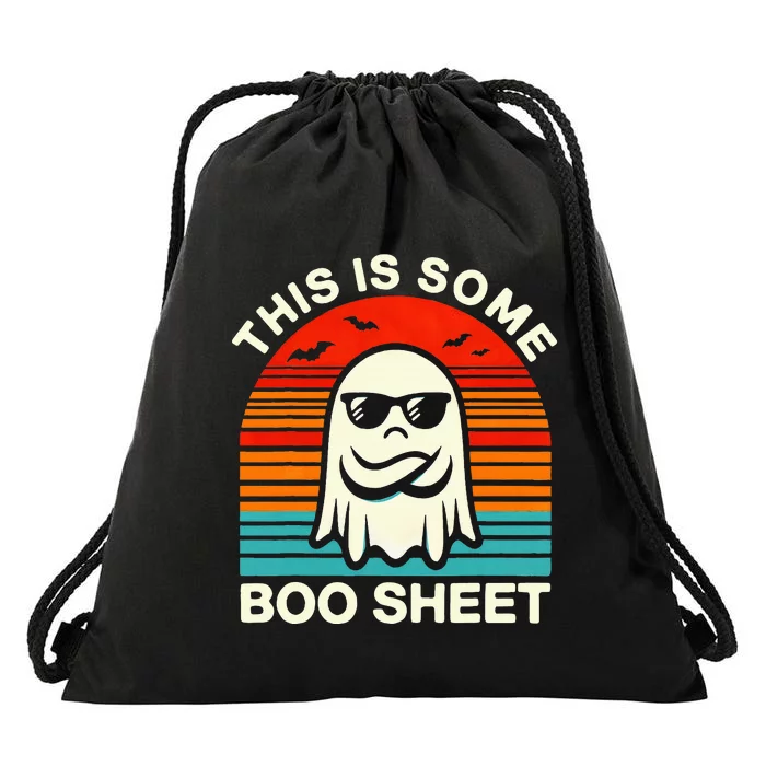 Halloween This Is Some Boo Sheet Drawstring Bag