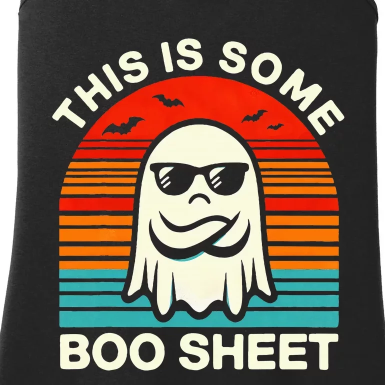 Halloween This Is Some Boo Sheet Ladies Essential Tank