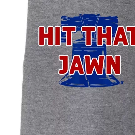 Hit That Jawn Philadelphia Baseball Doggie 3-End Fleece Hoodie