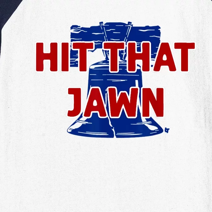 Hit That Jawn Philadelphia Baseball Baseball Sleeve Shirt