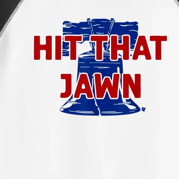 Hit That Jawn Philadelphia Baseball Toddler Fine Jersey T-Shirt