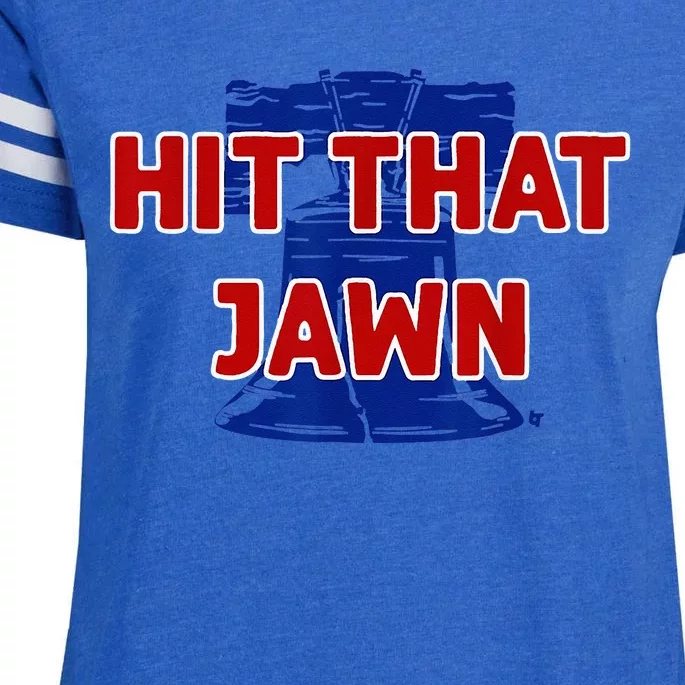 Hit That Jawn Philadelphia Baseball Enza Ladies Jersey Football T-Shirt