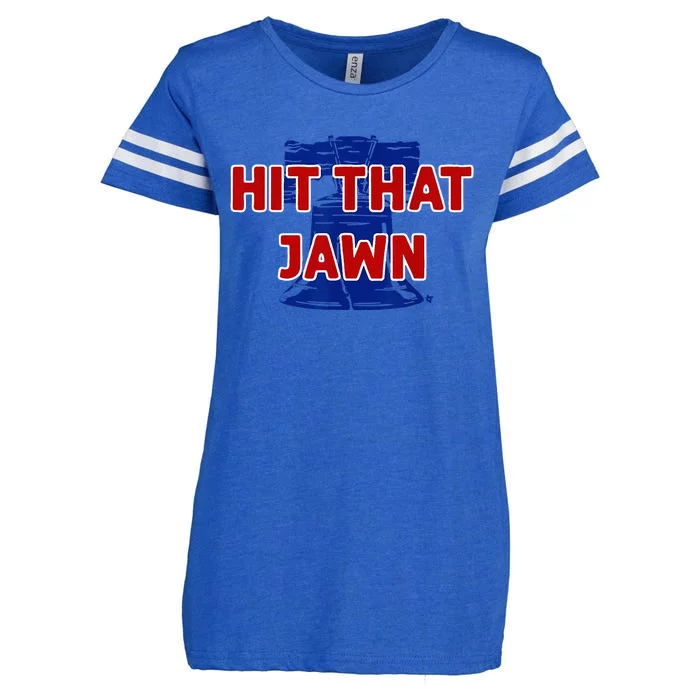 Hit That Jawn Philadelphia Baseball Enza Ladies Jersey Football T-Shirt