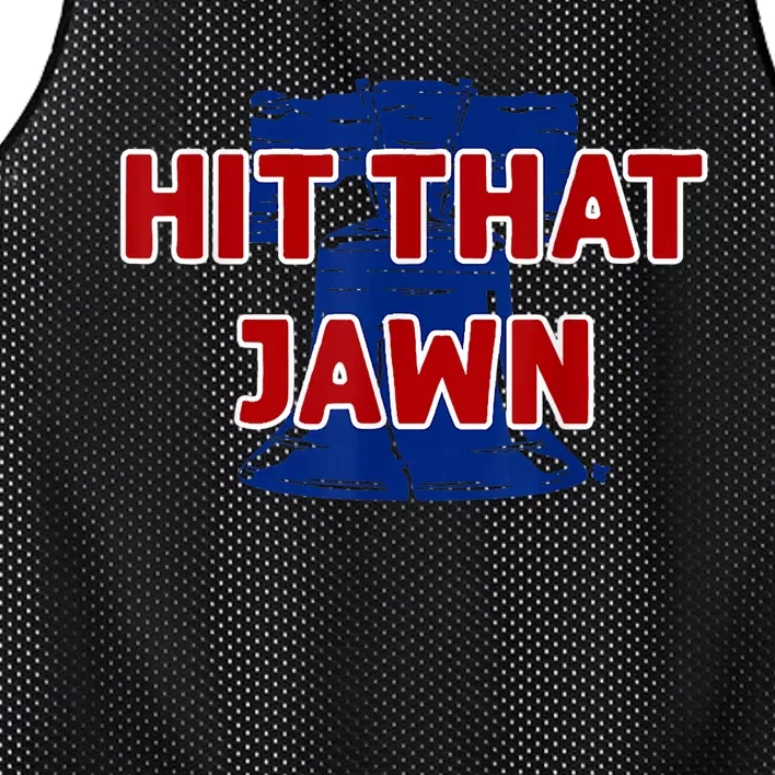 Hit That Jawn - Philadelphia Baseball Mesh Reversible Basketball Jersey Tank